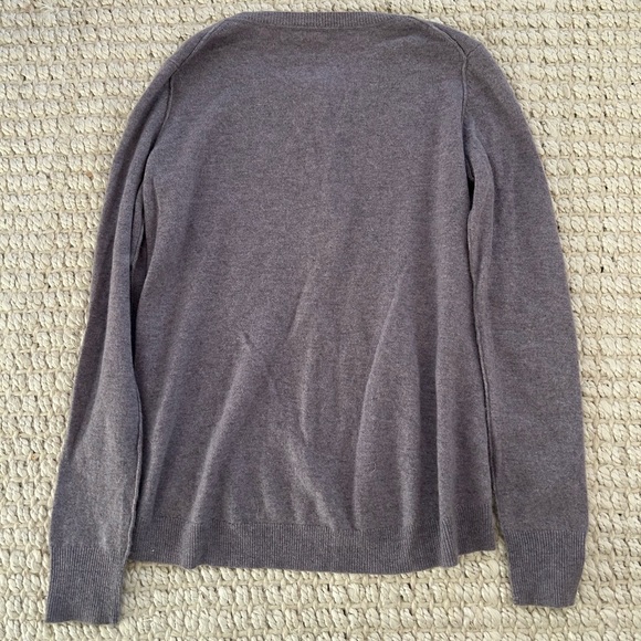 Inhabit Purple Cashmere Cardigan Sweater, Size Small - Picture 3 of 3